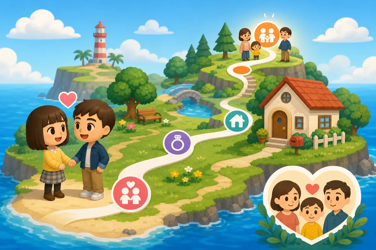 Tomodachi Life: Living the Dream Marriage Guide editorial island relationship path